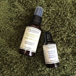 ロクシタン(L'OCCITANE)の【新品】布・室内用フレグランス&シャワージェル、他(ボディソープ/石鹸)