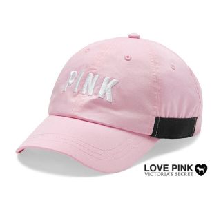 ヴィクトリアズシークレット(Victoria's Secret)のPINKキャップ(ベビーピンク)(キャップ)