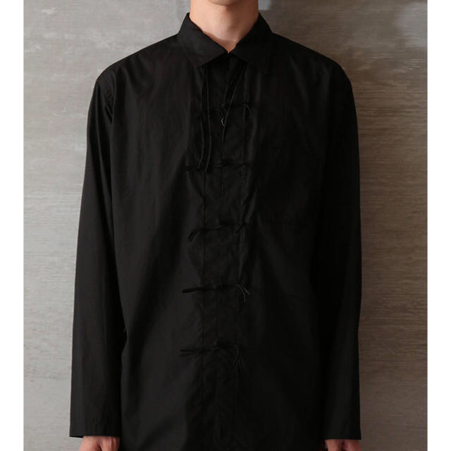 高品質 Yohji Yamamoto - YOHJI YAMAMOTO POUR HOMME チャイナ シャツ