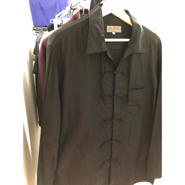 Yohji Yamamoto(ヨウジヤマモト)のYohji Yamamoto 17AW チャイナシャツ メンズのトップス(シャツ)の商品写真