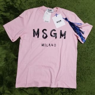 エムエスジイエム(MSGM)の【新品】MSGM Tシャツ ピンク(Tシャツ/カットソー(半袖/袖なし))