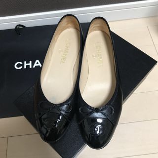 シャネル(CHANEL)の値下げしました‼︎【CHANEL シャネル】フラット バレリーナシューズ39(バレエシューズ)