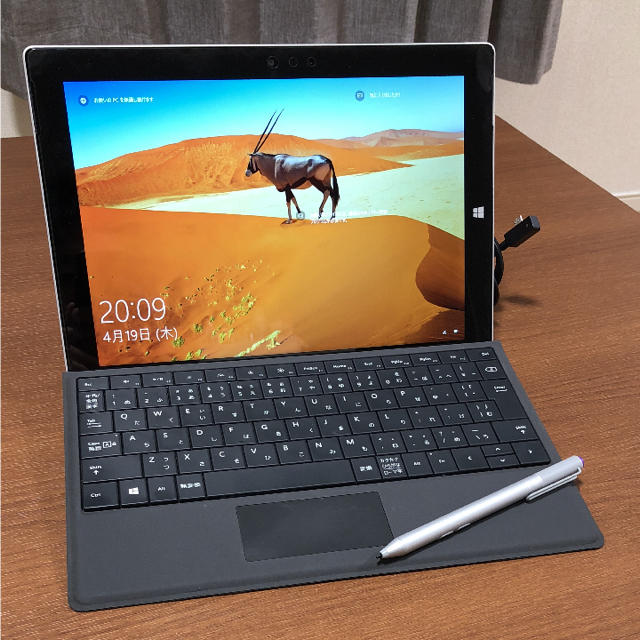 Microsoft(マイクロソフト)のsurface3 Wi-Fiモデル64GB オフィス付き スマホ/家電/カメラのPC/タブレット(ノートPC)の商品写真