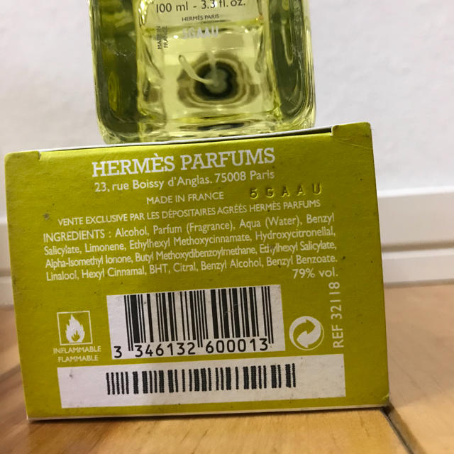 Hermes(エルメス)の正規品 エルメス オードトワレ 李氏の庭 100ml 残量約70% 人気香水 コスメ/美容の香水(ユニセックス)の商品写真