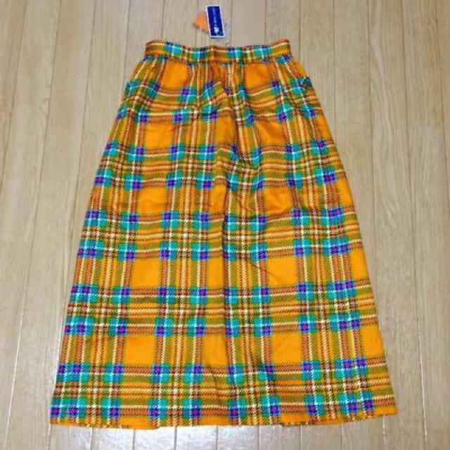 Yorkland(ヨークランド)のYORKLAND スカート ロング丈 チェック 日本製 11AR タグ付新品 レディースのスカート(ひざ丈スカート)の商品写真