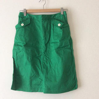 プードゥドゥ(POU DOU DOU)のプゥドゥドゥ スカート  緑(ひざ丈スカート)