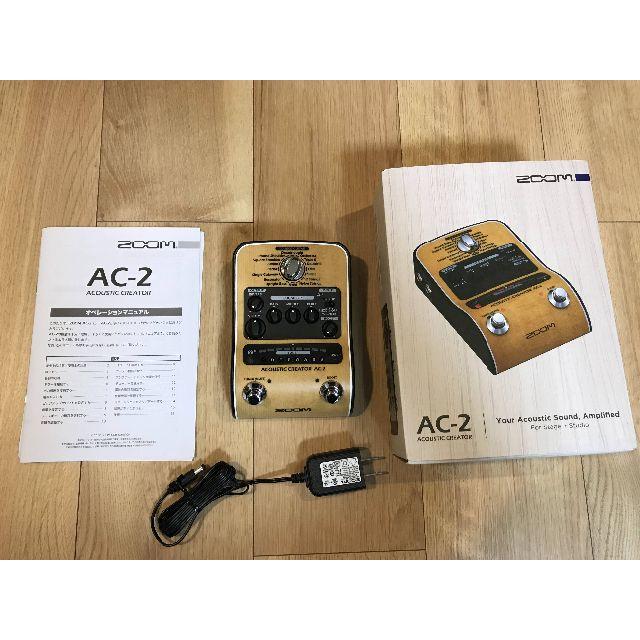 Zoom(ズーム)のzoom(ズーム) AC-2 (新品同様,アコギ,プリアンプ,シミュレーター） 楽器のギター(エフェクター)の商品写真