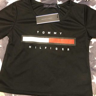 トミーヒルフィガー(TOMMY HILFIGER)のTommy hilfiger トミー ヘソ出しトップス(Tシャツ(半袖/袖なし))