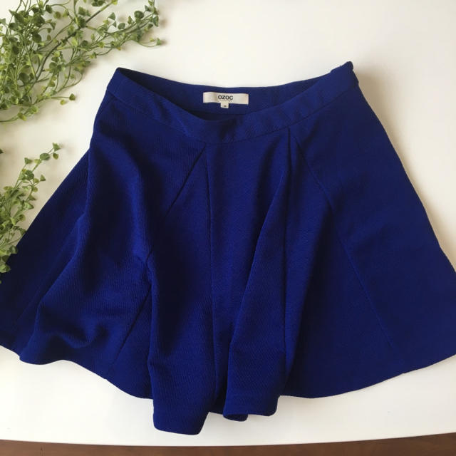 OZOC(オゾック)の美品♡ オゾック ozoc ブルー スカート レディースのスカート(ミニスカート)の商品写真