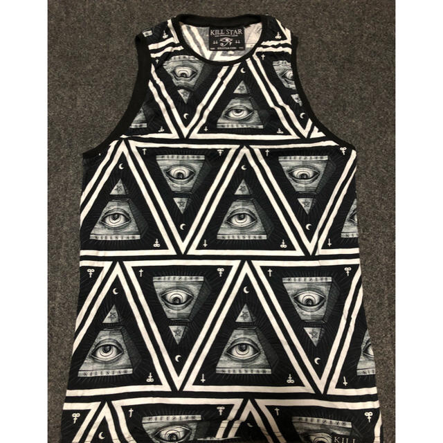 UNIF(ユニフ)のkill star  フリーメイソン タンクトップ メンズのトップス(Tシャツ/カットソー(半袖/袖なし))の商品写真