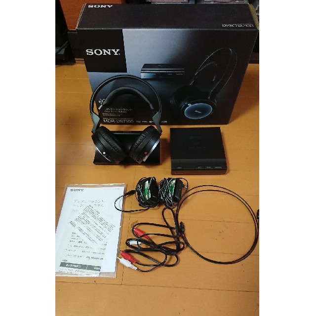 SONY(ソニー)のSONY 7.1chデジタルサラウンド MDR-DS7100 スマホ/家電/カメラのオーディオ機器(ヘッドフォン/イヤフォン)の商品写真