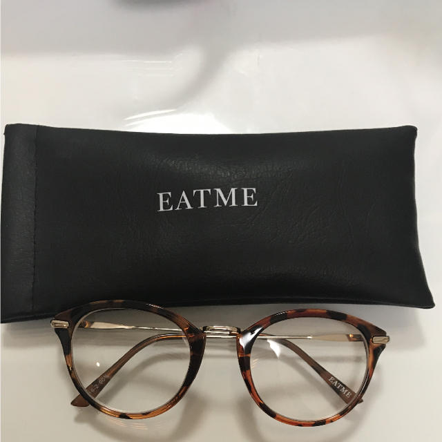 EATME(イートミー)のEATME 伊達メガネ レディースのファッション小物(サングラス/メガネ)の商品写真