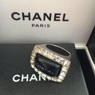 シャネル(CHANEL)のシャネル ラインストーンリング(リング(指輪))