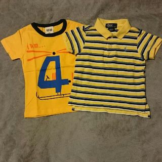 ポロラルフローレン(POLO RALPH LAUREN)のポロ ラルフローレン ポロシャツ 80㎝  &新品Tシャツ90 2枚セット(シャツ/カットソー)