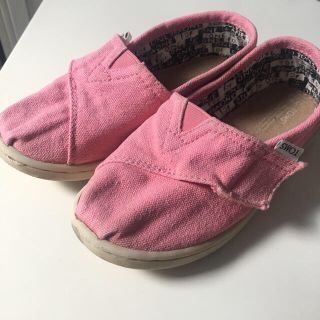 トムズ(TOMS)のぶっさん様専用☆TOMS キッズ タイニー キャンバス スリッポン 18cm(スリッポン)