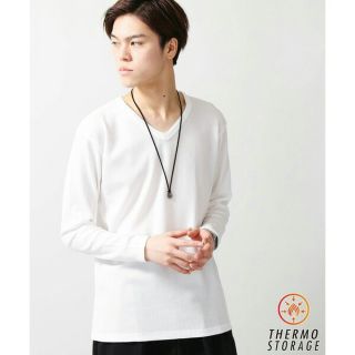 ウィゴー(WEGO)のウィゴーWEGO/TECHWARM Vワッフルカットソー(Tシャツ/カットソー(七分/長袖))