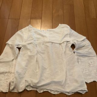 ザラキッズ(ZARA KIDS)のホワイトシャツ(ブラウス)