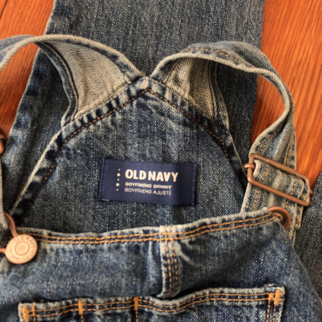 Old Navy(オールドネイビー)の美品OLDNAVYサロペット オーバーオール XS5歳 キッズ/ベビー/マタニティのキッズ服女の子用(90cm~)(パンツ/スパッツ)の商品写真