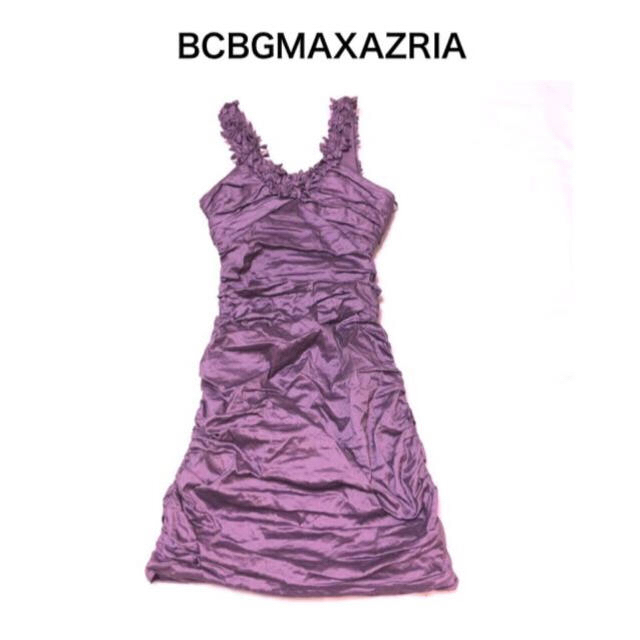 BCBGMAXAZRIA(ビーシービージーマックスアズリア)のセレブ御用達！BCBG！ギャザードレス レディースのワンピース(ひざ丈ワンピース)の商品写真