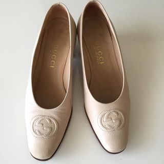 グッチ(Gucci)のグッチ シューズ ベージュ34½(ハイヒール/パンプス)