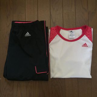 アディダス(adidas)のAdidas Ｔシャツ パンツ(Tシャツ(半袖/袖なし))