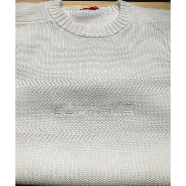 supreme chest stripe raglan sweater 白L | www.innoveering.net