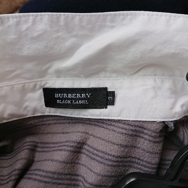 BURBERRY BLACK LABEL(バーバリーブラックレーベル)の中古品  半袖ポロシャツ メンズのトップス(ポロシャツ)の商品写真