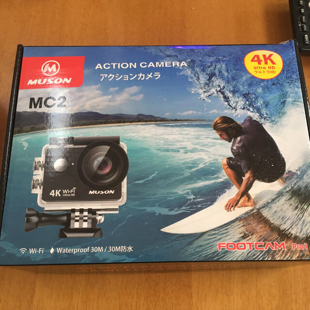 アクションカム MUSON MC2 4K スマホ/家電/カメラのカメラ(コンパクトデジタルカメラ)の商品写真