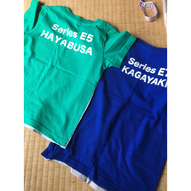 電車Tシャツ２枚セット100 キッズ/ベビー/マタニティのキッズ服男の子用(90cm~)(Tシャツ/カットソー)の商品写真