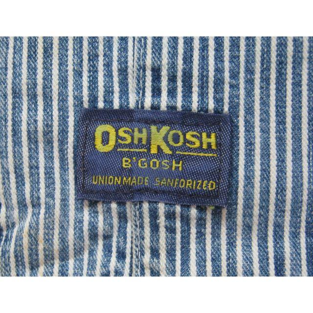 OshKosh(オシュコシュ)のヴィンテージ・USA・オーバーオール・Oshkosh・縦縞1980年代(#12) メンズのパンツ(デニム/ジーンズ)の商品写真