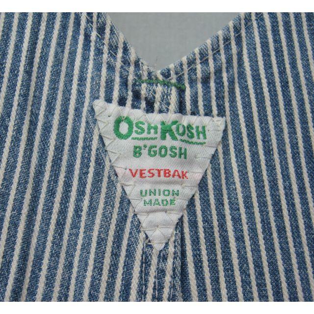 OshKosh(オシュコシュ)のヴィンテージ・USA・オーバーオール・Oshkosh・縦縞1980年代(#12) メンズのパンツ(デニム/ジーンズ)の商品写真