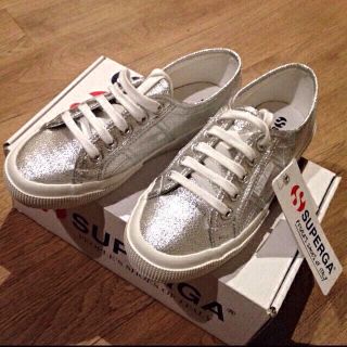 スペルガ(SUPERGA)のmoo様専用☆SUPERGA シルバー(スニーカー)