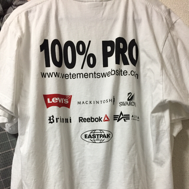 Balenciaga(バレンシアガ)のvetements 100%pro Tシャツ メンズのトップス(Tシャツ/カットソー(半袖/袖なし))の商品写真