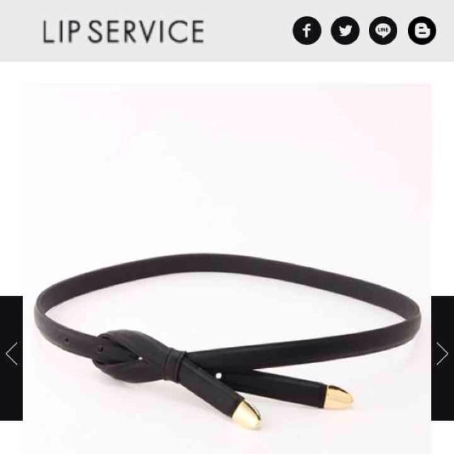 LIP SERVICE(リップサービス)のリップサービス ベルト 大量 レディースのファッション小物(ベルト)の商品写真