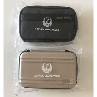 ゼロハリバートン(ZERO HALLIBURTON)のJAL ビジネスクラス・アメニティ ゼロハリバートン 2個セット【新品・未開封】(旅行用品)