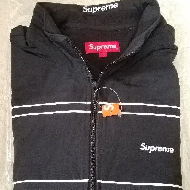 【未使用】 Supreme Piping Track Jacket 黒