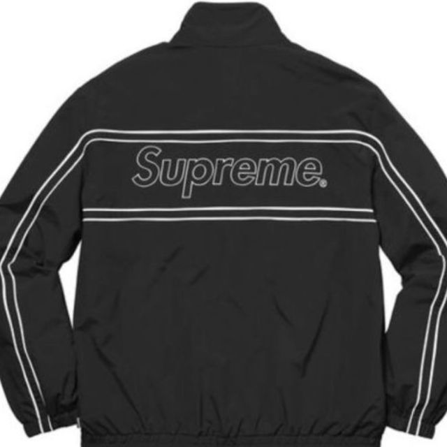 【未使用】 Supreme Piping Track Jacket 黒