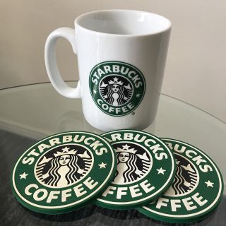 スターバックスコーヒー(Starbucks Coffee)のスターバックスマグカップ×コースターセット☆タンブラースタバStarbucks(グラス/カップ)