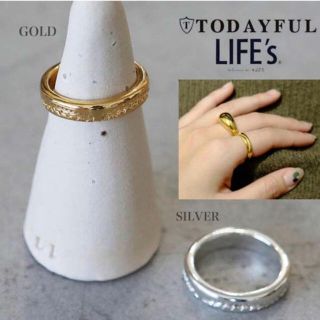 トゥデイフル(TODAYFUL)の新品)Native Line Ring アングリッド ZARA f.dom(リング(指輪))