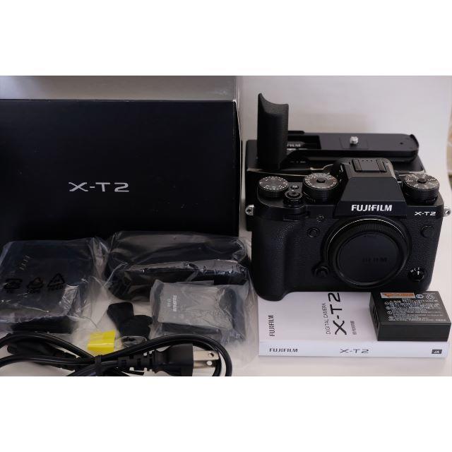 富士フイルム - FUJIFILM フジフィルム X-T2ボディ 純正メタルハンドグリップ