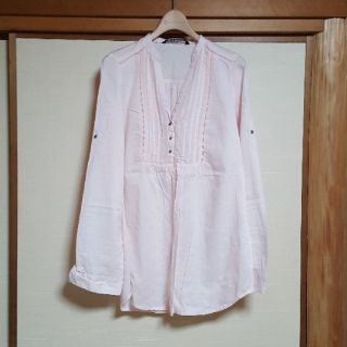 ザラ(ZARA)の新品試着のみ  ZARAブラウス S～Mサイズ カットソー Tシャツ チュニック(シャツ/ブラウス(長袖/七分))