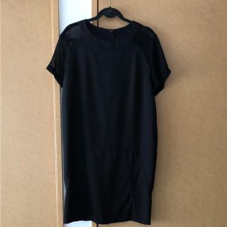 エゴイスト(EGOIST)の【美品】エゴイスト  シンプル黒ワンピース(ミニワンピース)