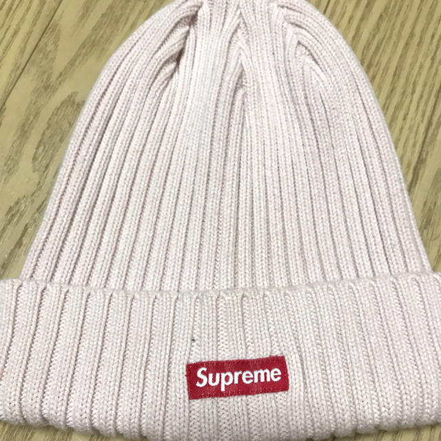 Supreme(シュプリーム)の17ss supreme ピンク ビーニー メンズの帽子(ニット帽/ビーニー)の商品写真