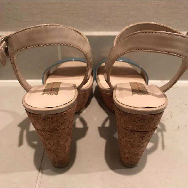 URBAN RESEARCH(アーバンリサーチ)のエナメル コルクサンダル：SENSE OF PLACE レディースの靴/シューズ(サンダル)の商品写真