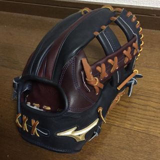 ミズノ(MIZUNO)のcarrot様 ミズノ グローバルエリート 軟式オーダーグローブ 内野手用(グローブ)