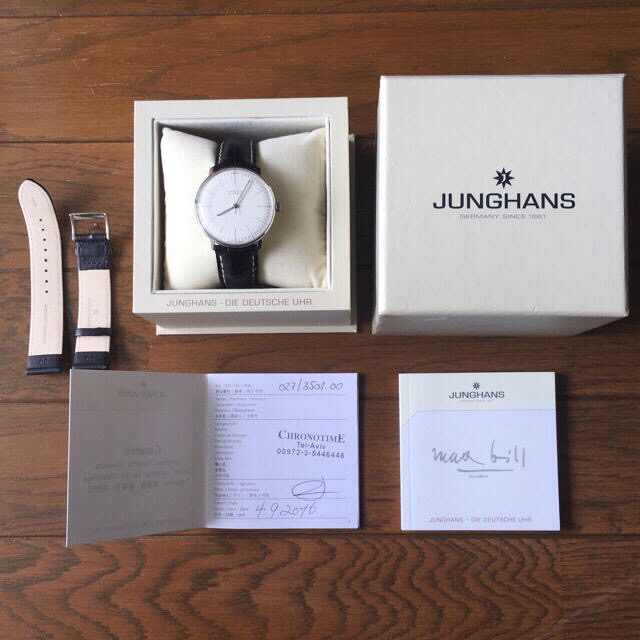 JUNGHANS(ユンハンス)のユンハンス マックスビル オートマティック junghans maxbill メンズの時計(腕時計(アナログ))の商品写真