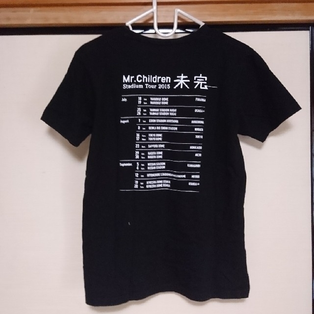 Mr.ChildrenツアーTシャツ 未完 (黒)の通販 by ゆきだるま's shop｜ラクマ