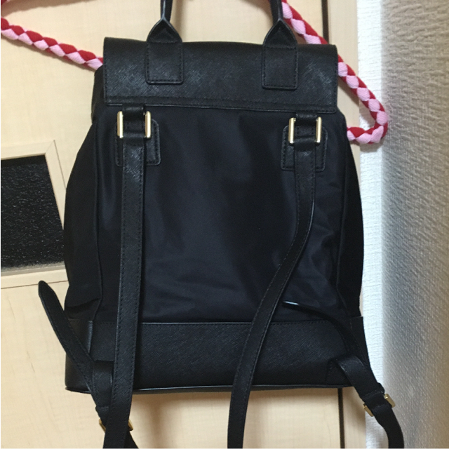 Tory Burch - トリーバーチ リュック ナイロン レザー 黒の通販 by