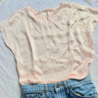 ロキエ(Lochie)のvintage   tops (pink)(シャツ/ブラウス(半袖/袖なし))