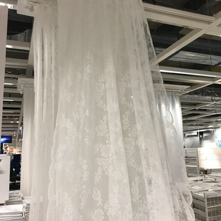 イケア(IKEA)のIKEA レースカーテン 新品 未使用(レースカーテン)